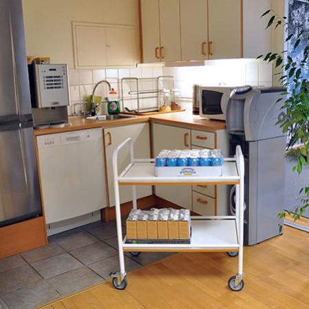Hyllvagn med 2 plan