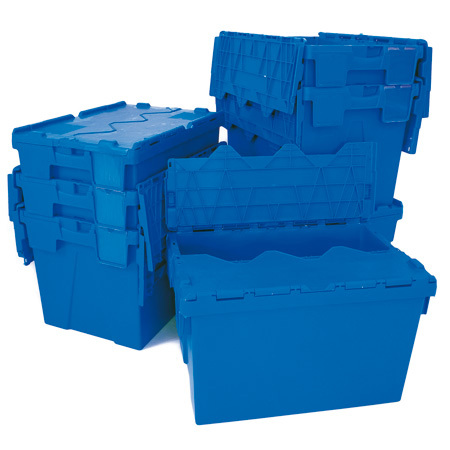 Plastback med 2 delat lock
