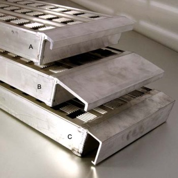 Uppkörningsramp i aluminium