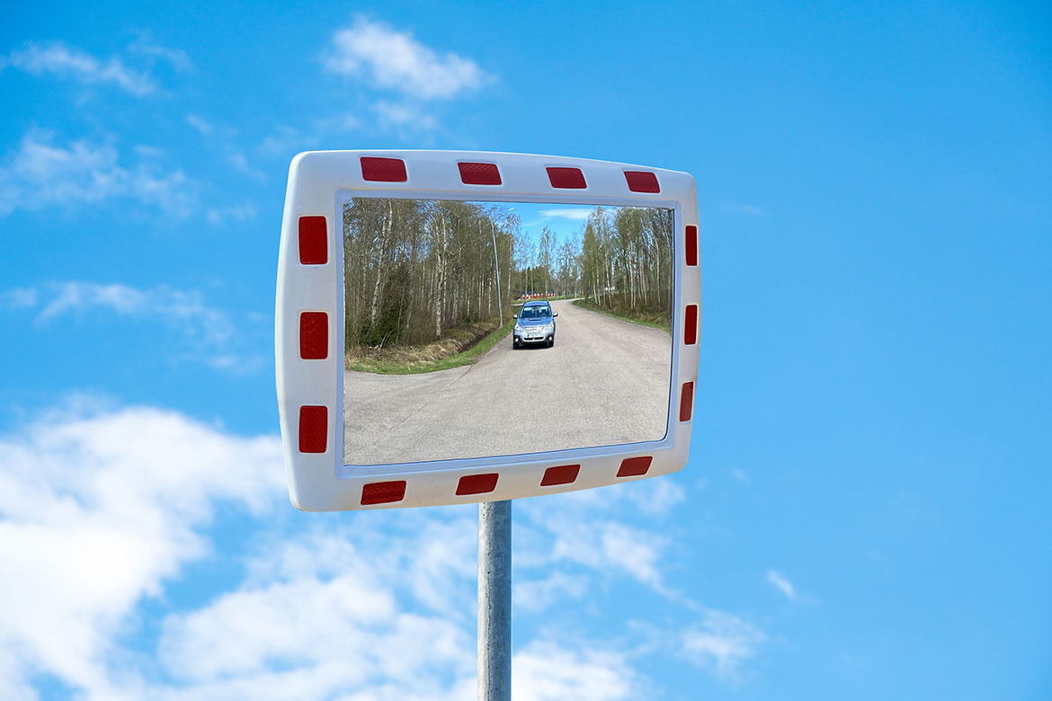 Trafikspegel Rektangulär