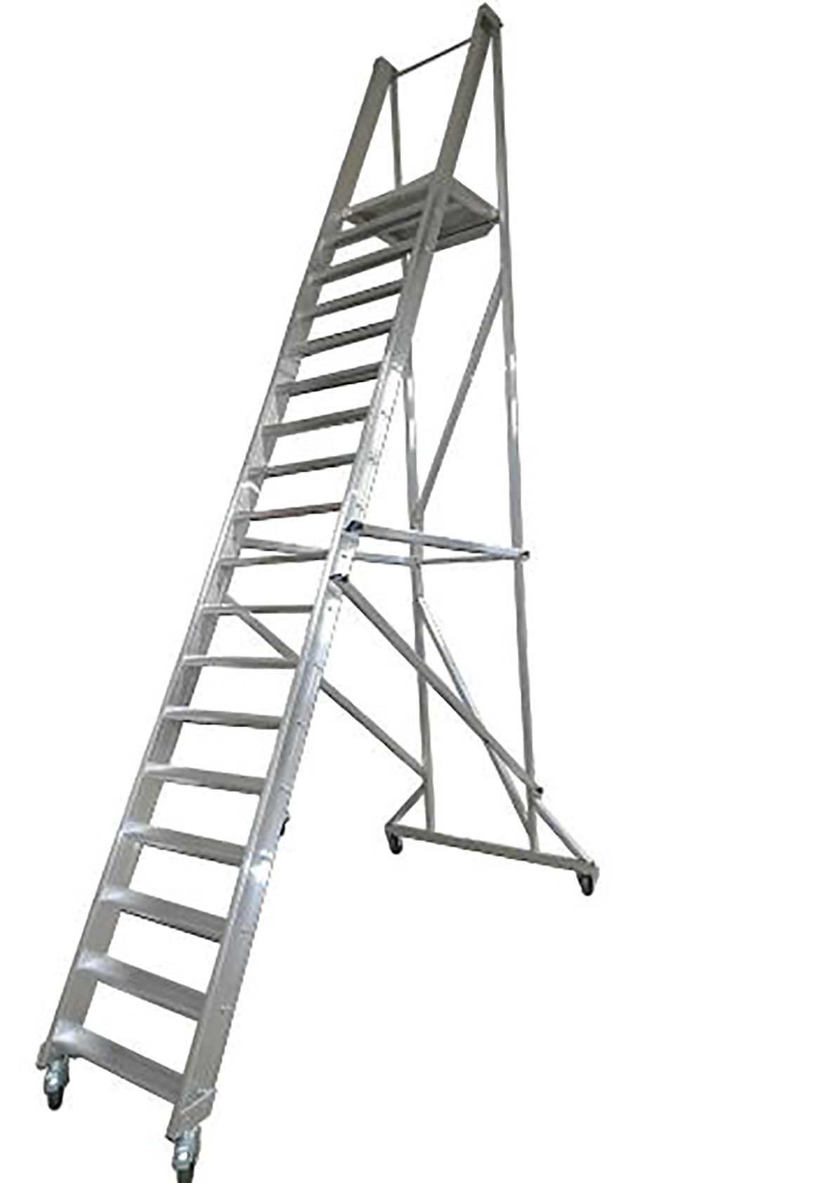 Fällbar trappstege i aluminium