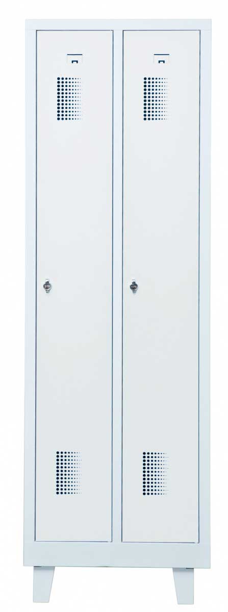 Helsvetsat kladskap med ben och 2 dorrar