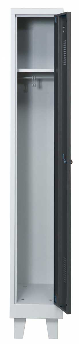 Helsvetsat kladskap med ben och 1 dorr