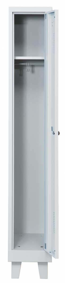 Helsvetsat kladskap med ben och 1 dorr