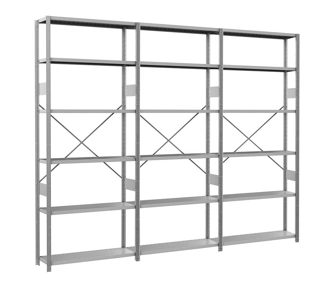 Lagerhylla Sinus 3 sektioner