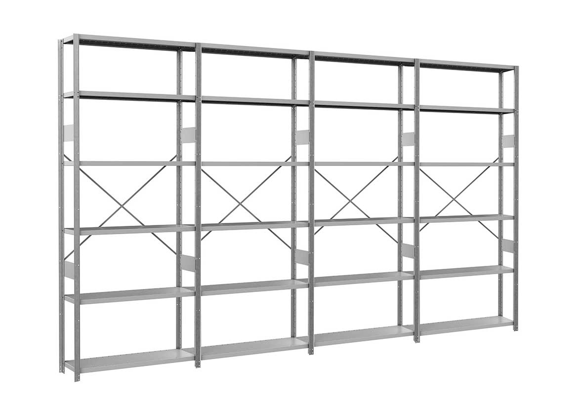 Lagerhylla Sinus 4 sektioner