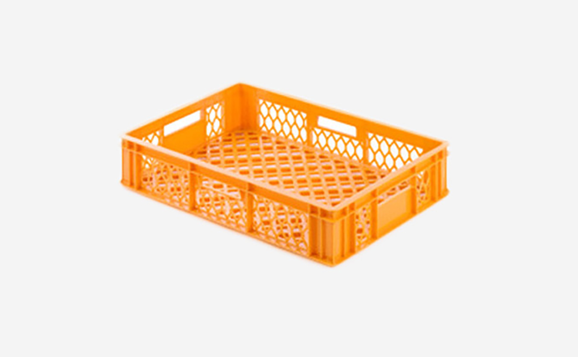 Perforerad plastback gul