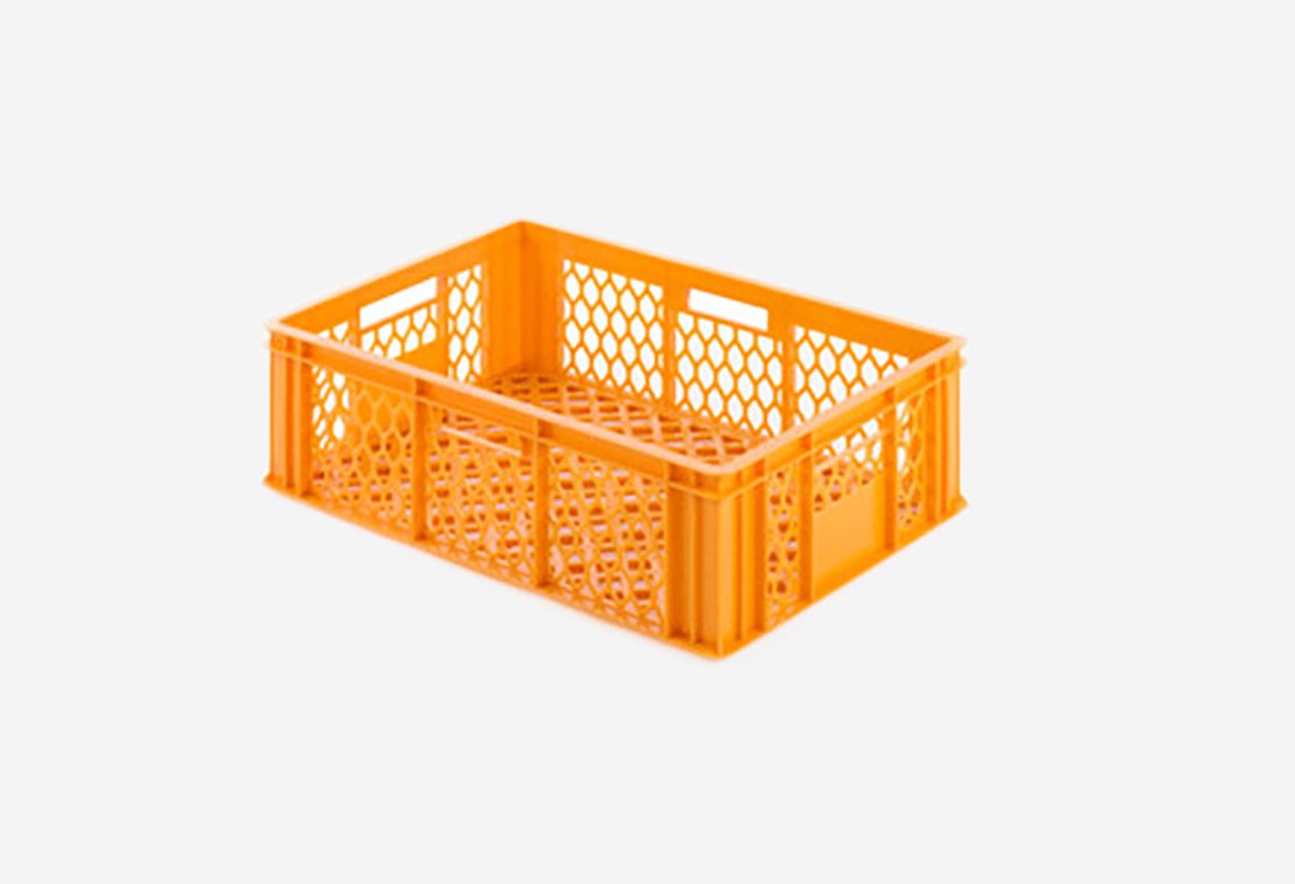 Perforerad plastback gul