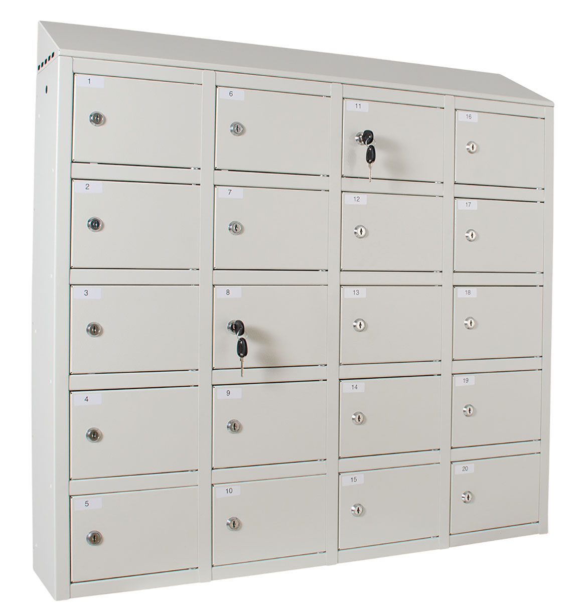 Laddskåp Safe med 20 låsbara fack inkl. laddsladd 1000x200x880 mm
