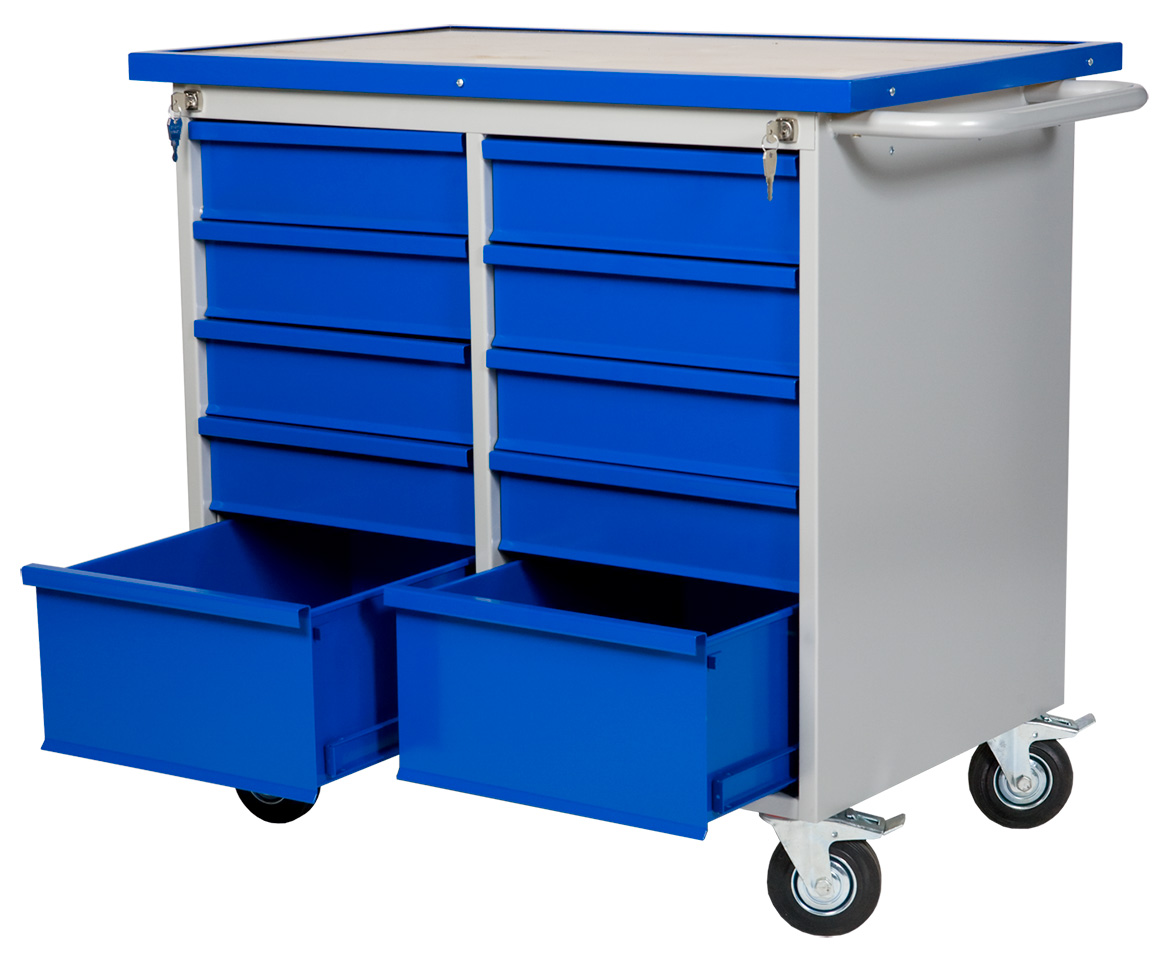 Verktygsvagn Ruter 10 Lådor