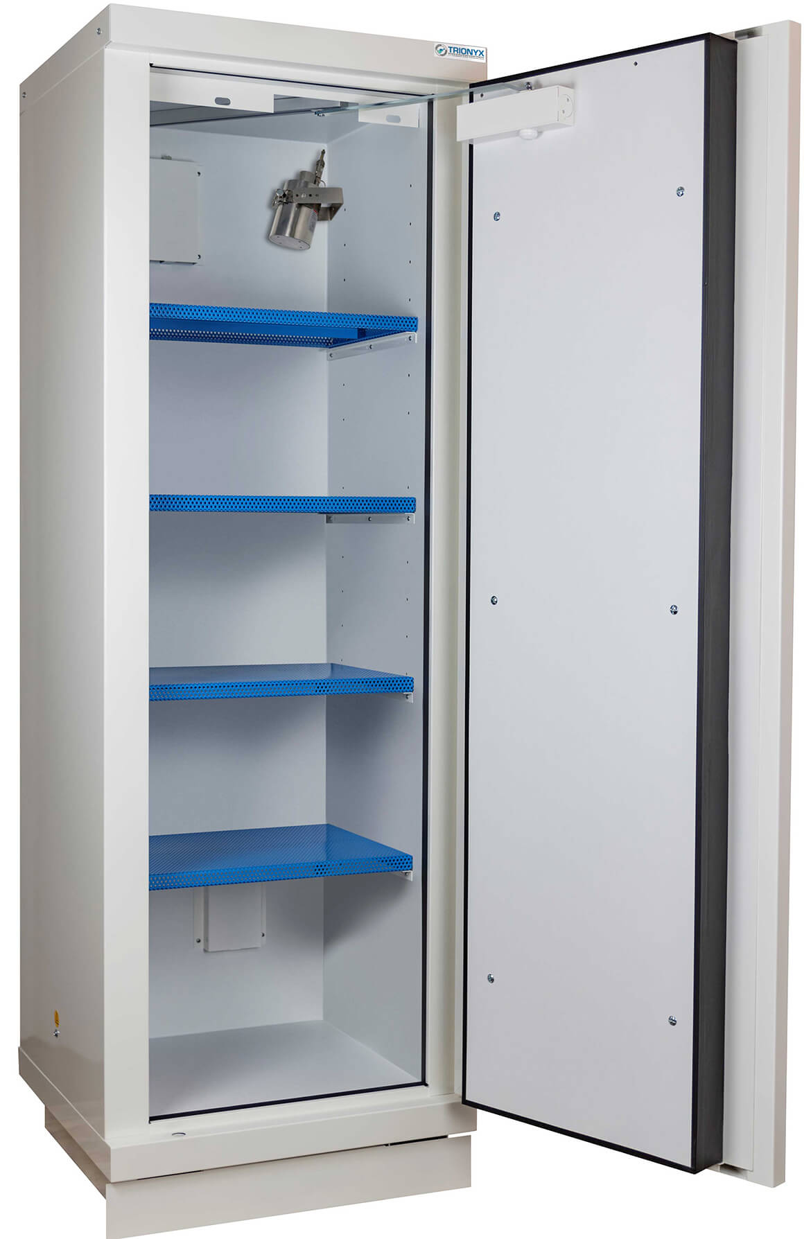 Brandklassat batteriskåp F90 för litiumbatterier med enkeldörr 635x618x1950 mm