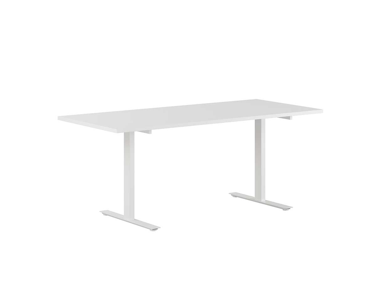 Skrivbord Tellus rakt fast vit/vit