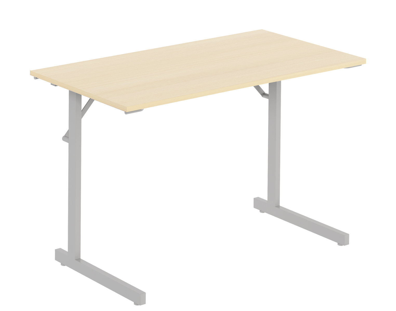 Fällbord Konferens utan hjul med rak skiva