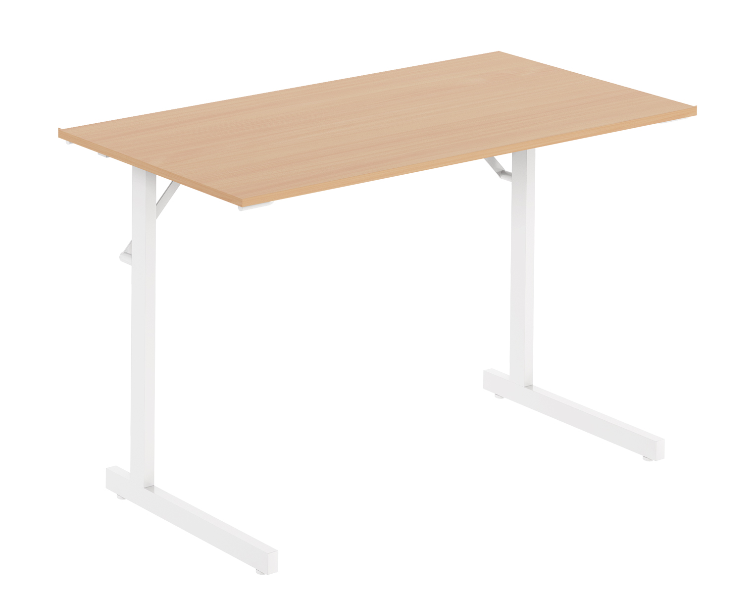 Fällbord Konferens utan hjul med rak skiva