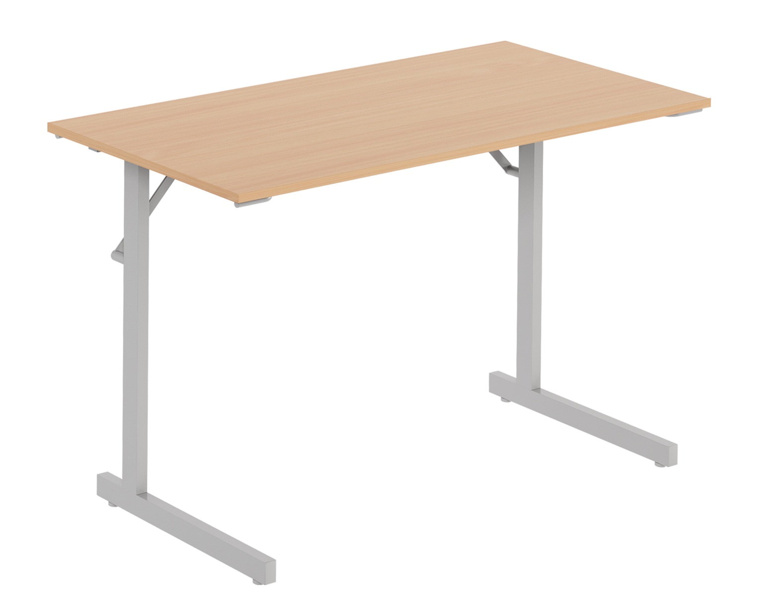 Fällbord Konferens utan hjul med rak skiva