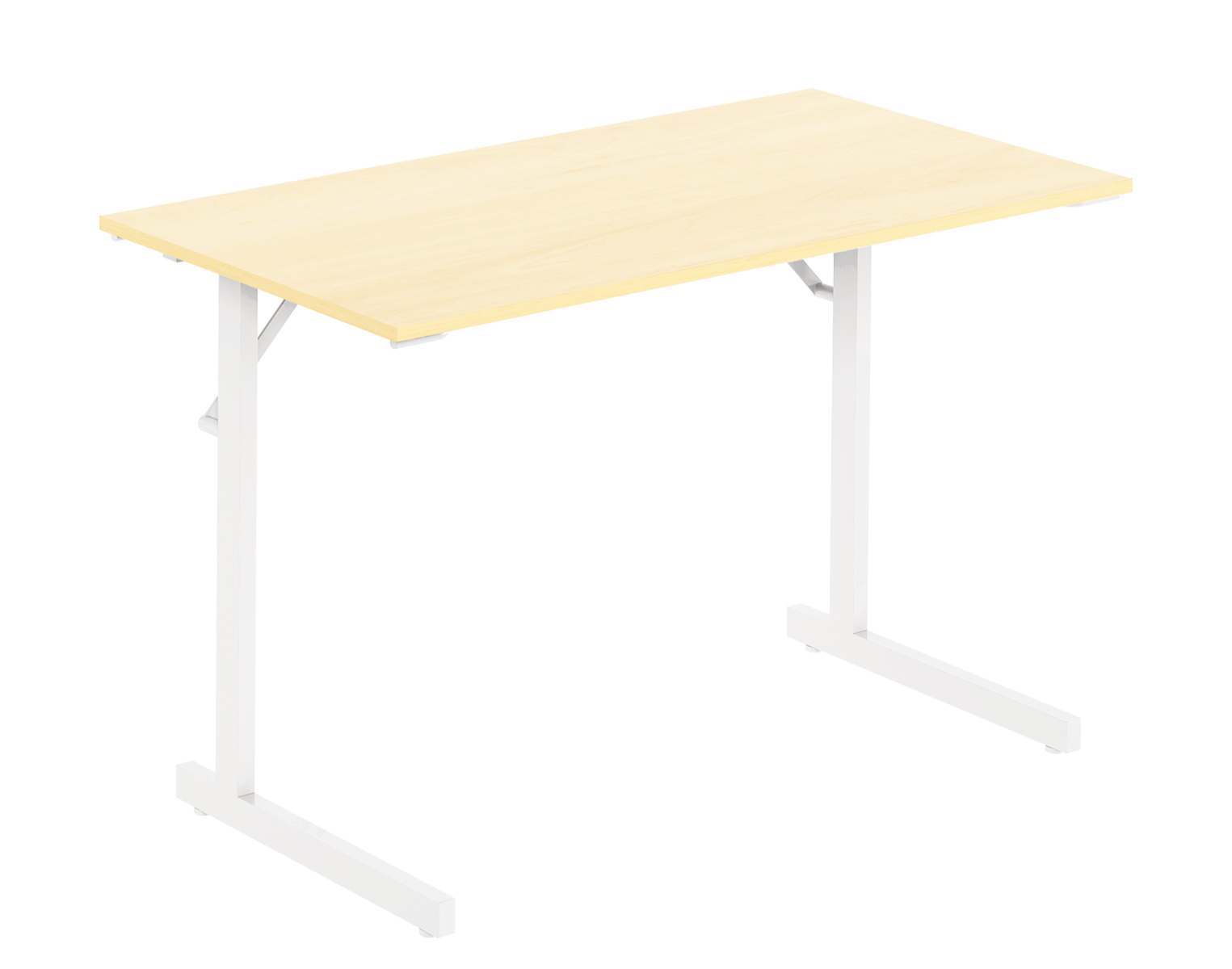 Fällbord Konferens utan hjul med rak skiva