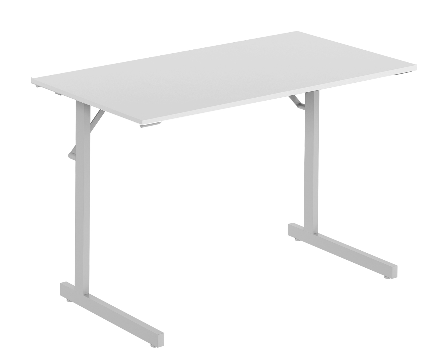 Fällbord Konferens utan hjul med rak skiva