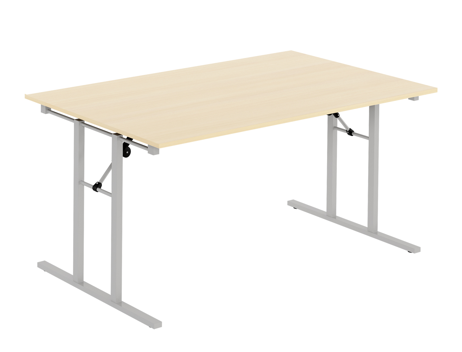 Fällbord Konferens utan hjul med rak skiva