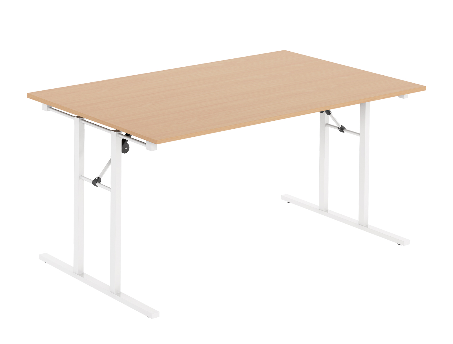 Fällbord Konferens utan hjul med rak skiva