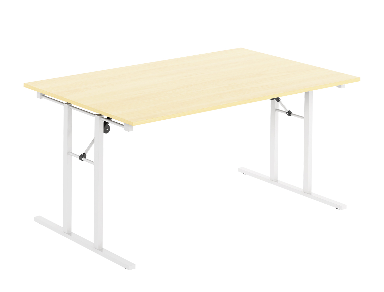 Fällbord Konferens utan hjul med rak skiva
