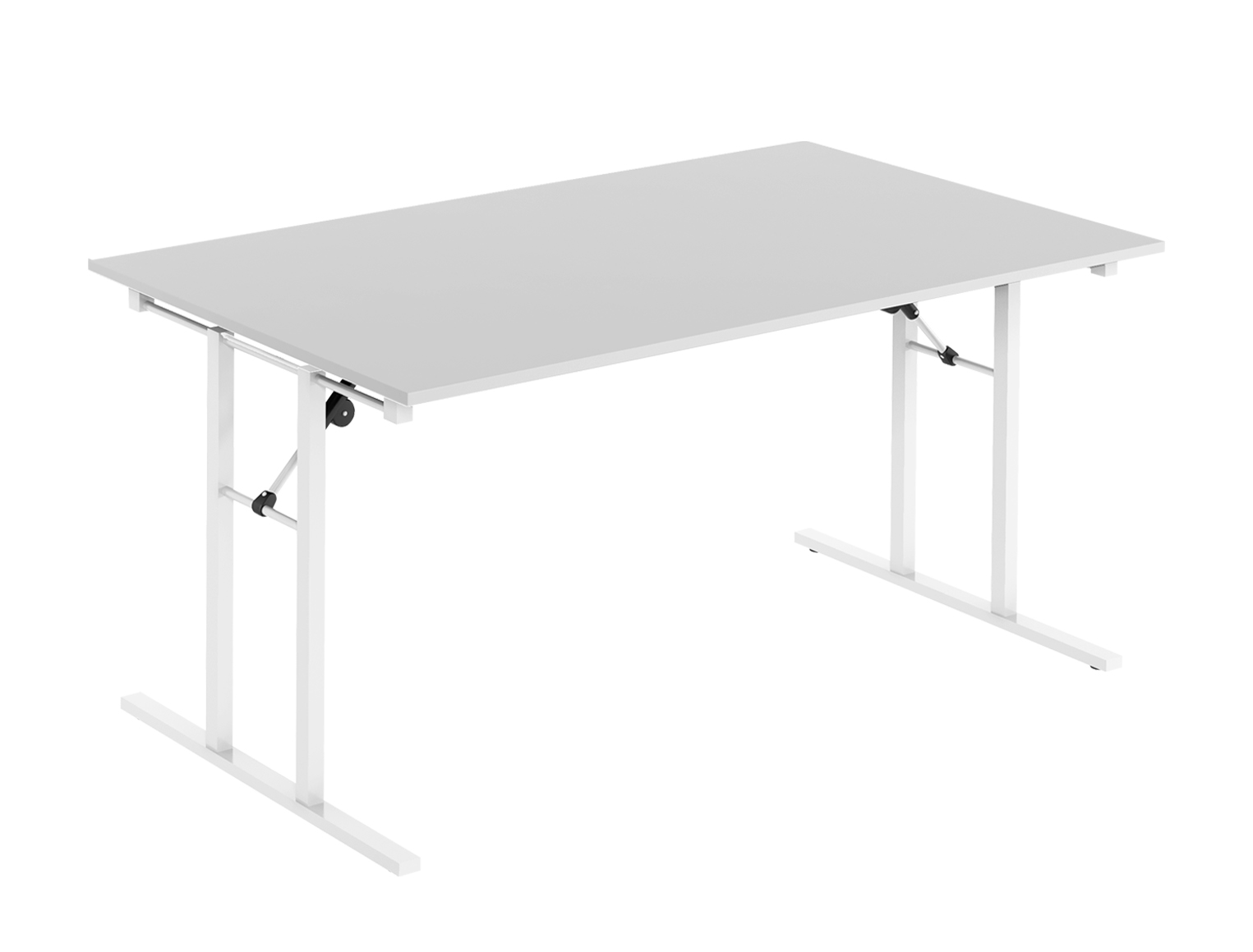 Fällbord Konferens utan hjul med rak skiva