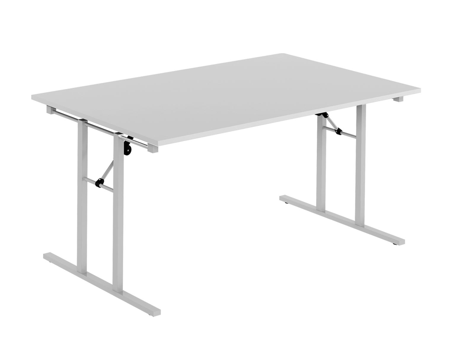 Fällbord Konferens utan hjul med rak skiva