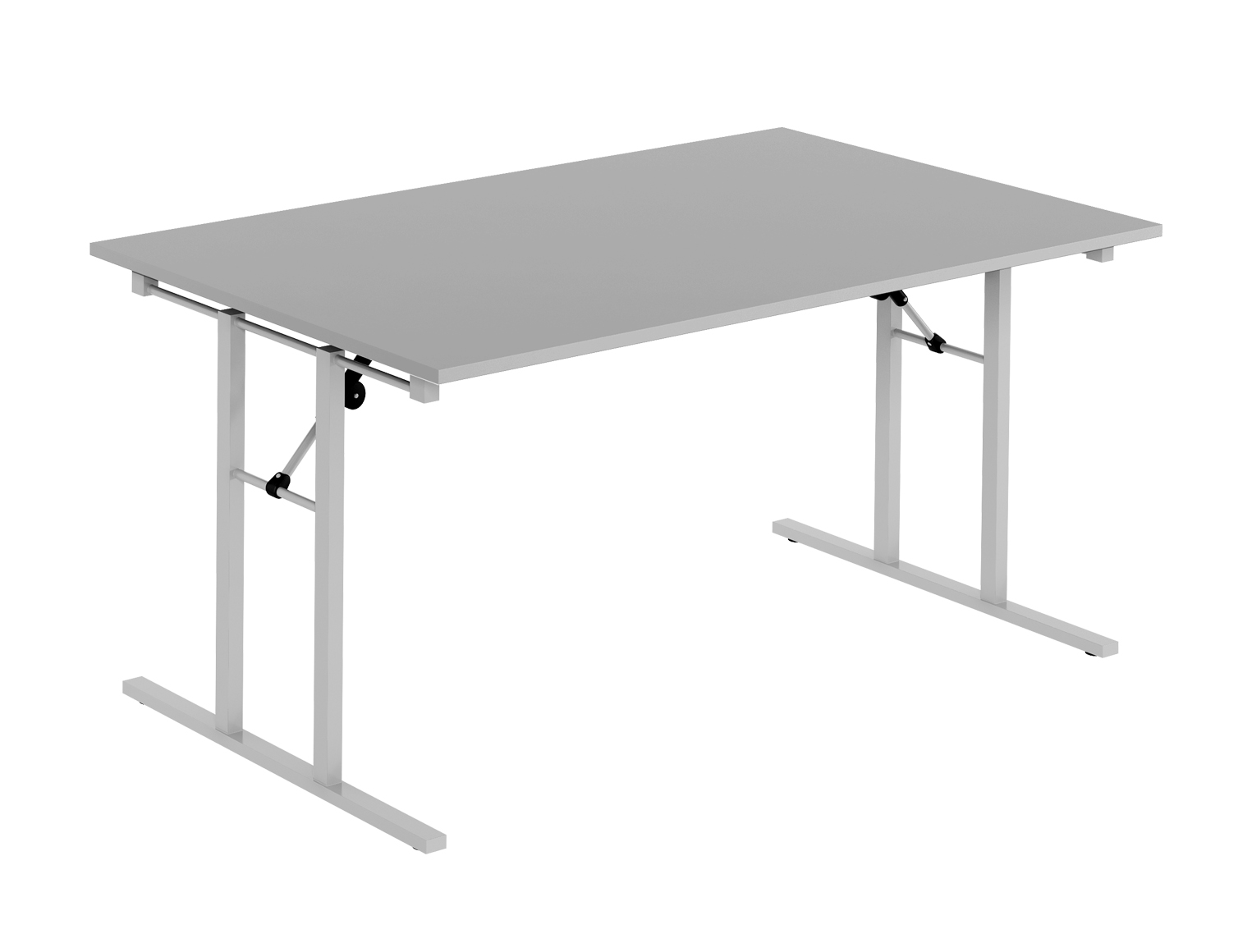 Fällbord Konferens utan hjul med rak skiva