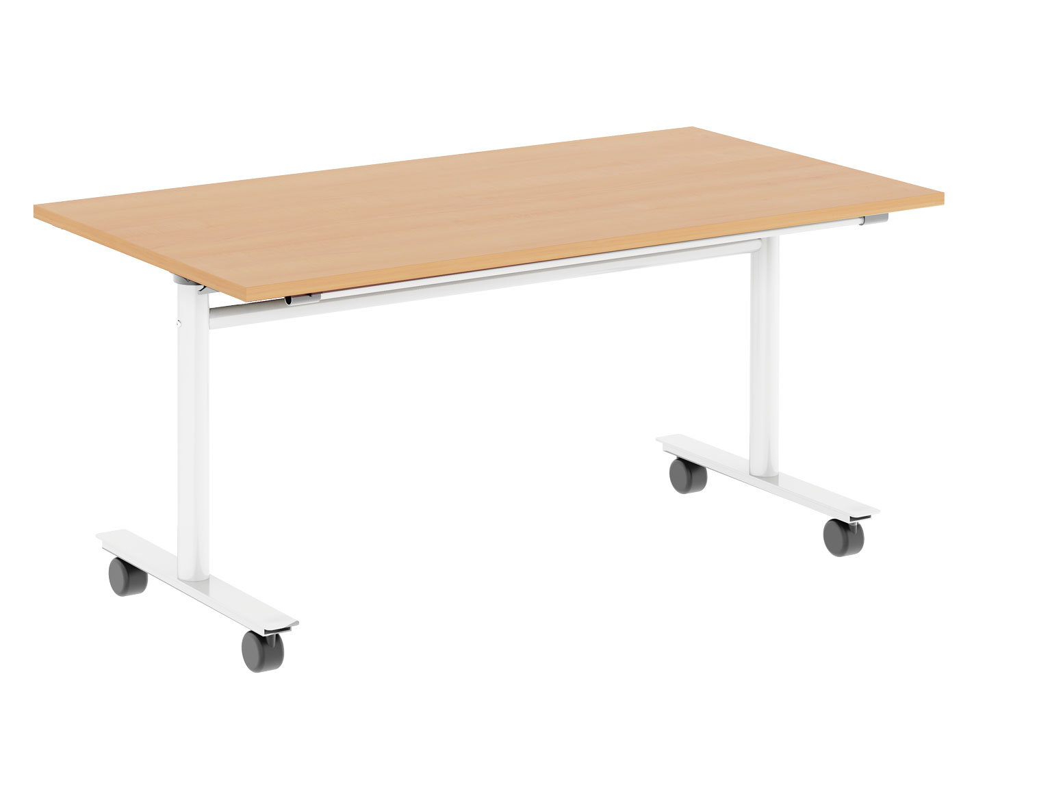 Fällbord Konferens med hjul rak skiva