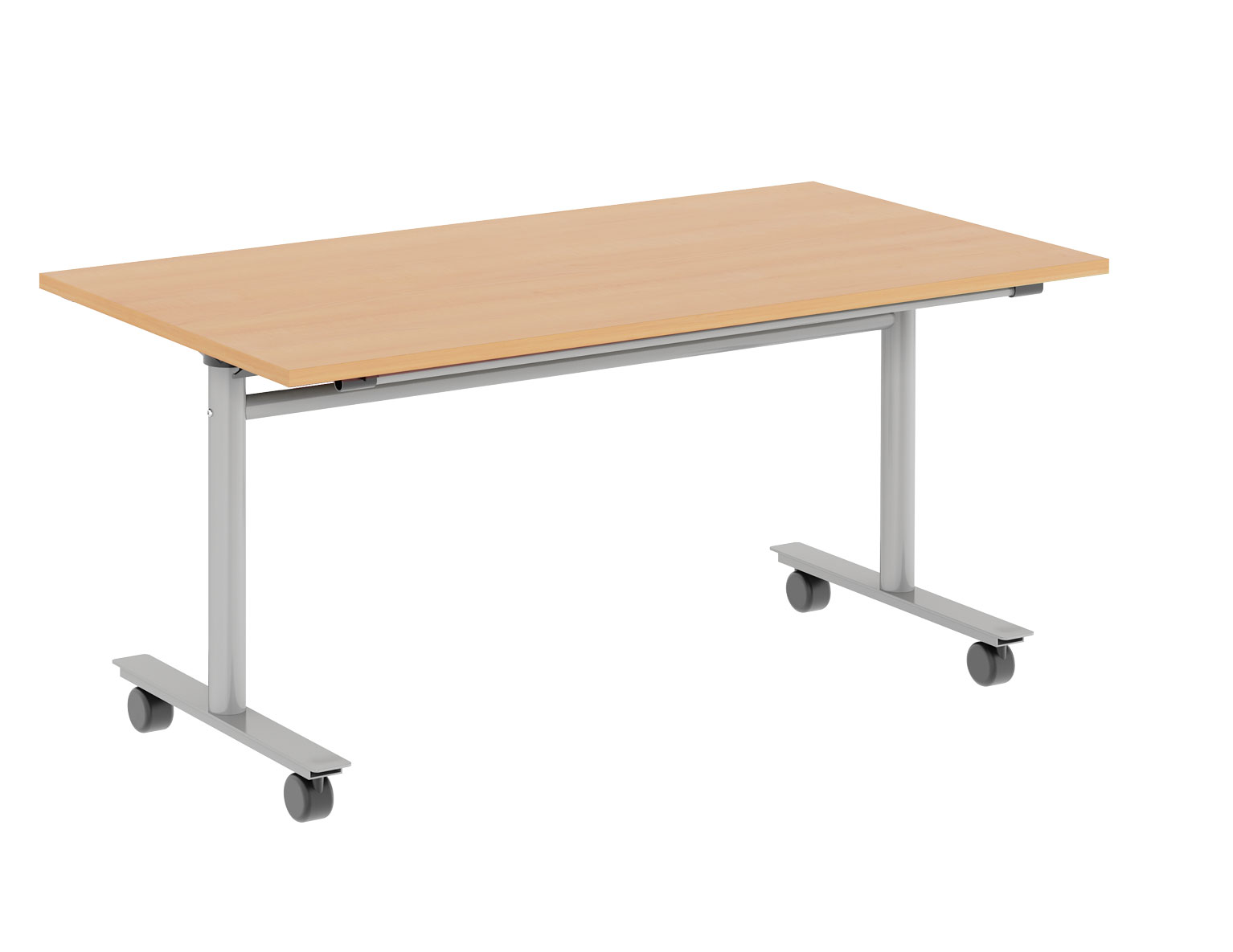 Fällbord Konferens med hjul rak skiva