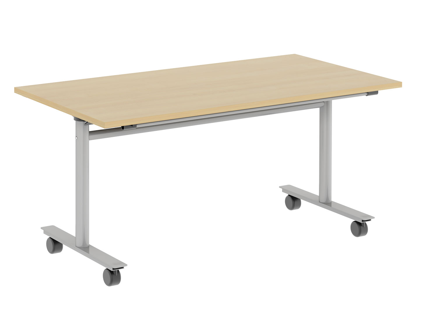 Fällbord Konferens med hjul rak skiva