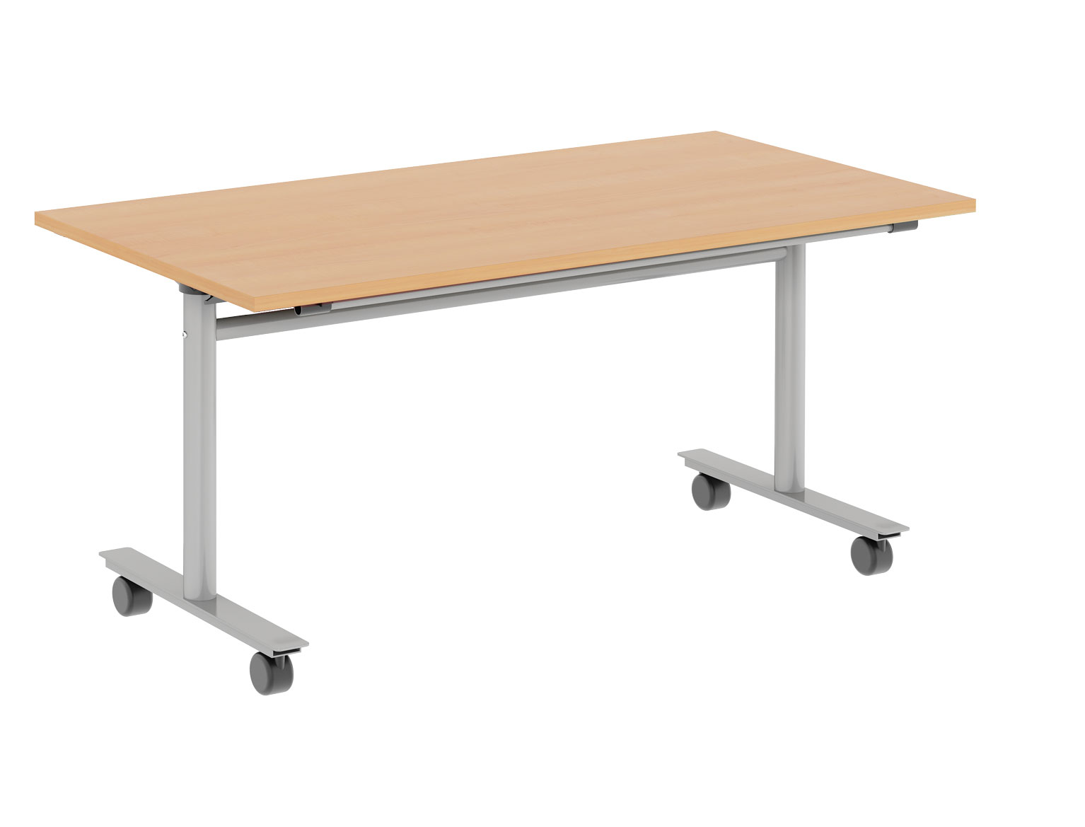 Fällbord Konferens med hjul rak skiva