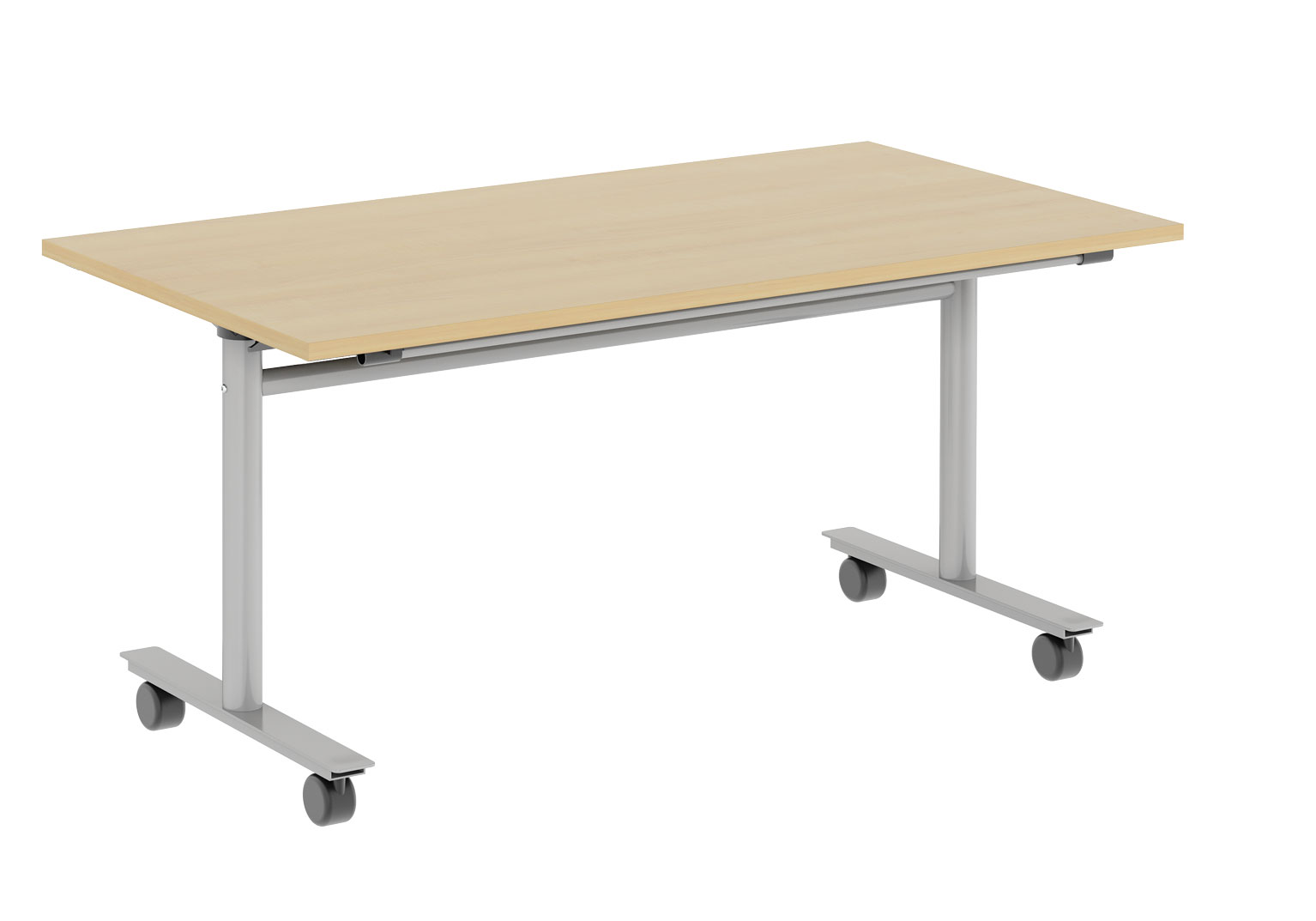 Fällbord Konferens med hjul rak skiva