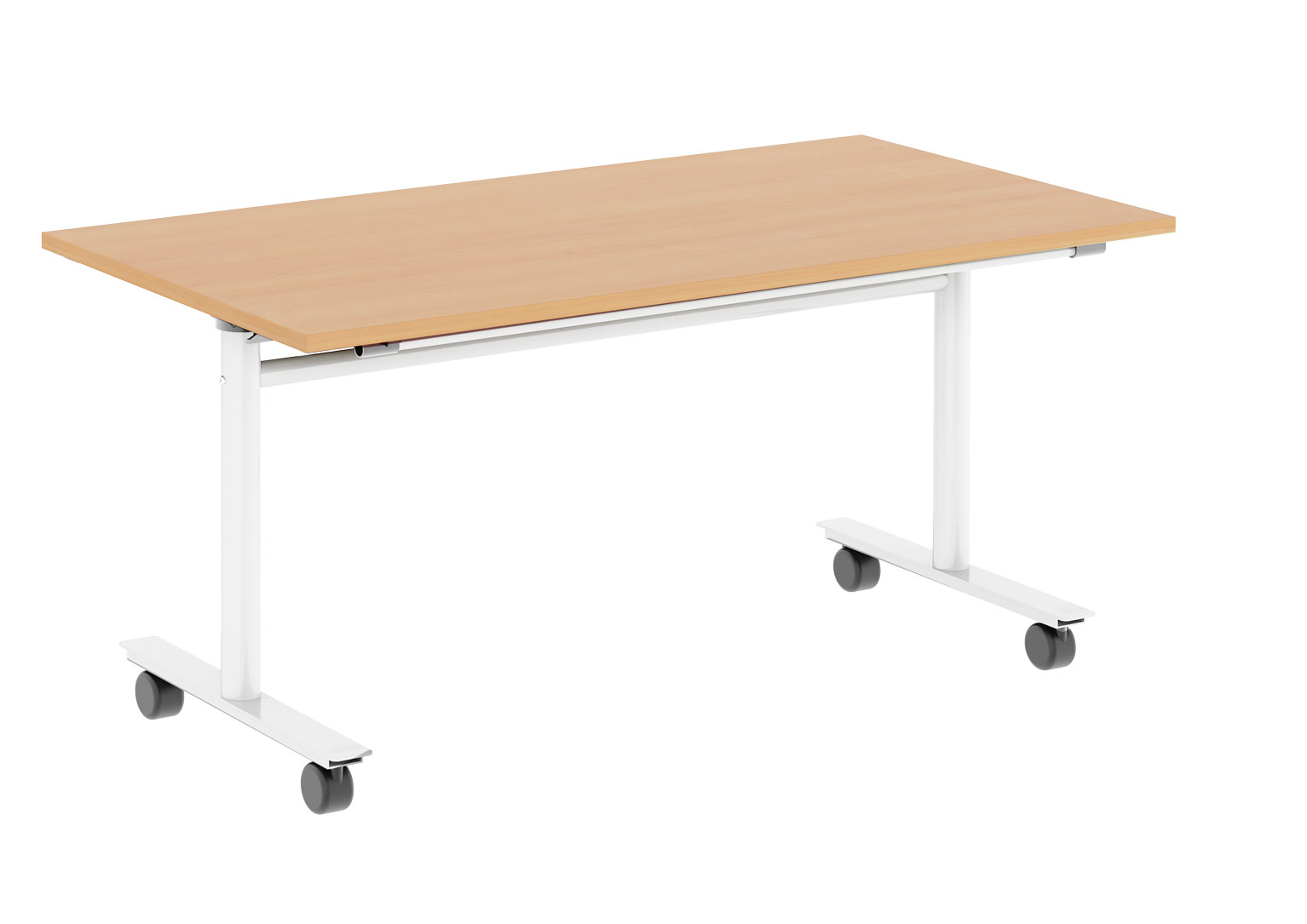 Fällbord Konferens med hjul rak skiva