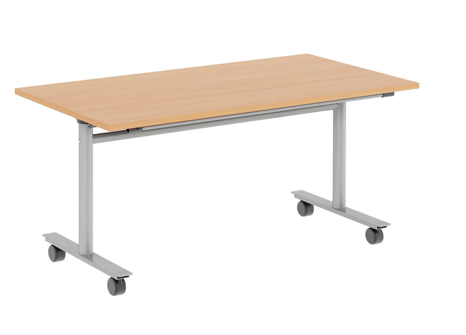 Fällbord Konferens med hjul rak skiva