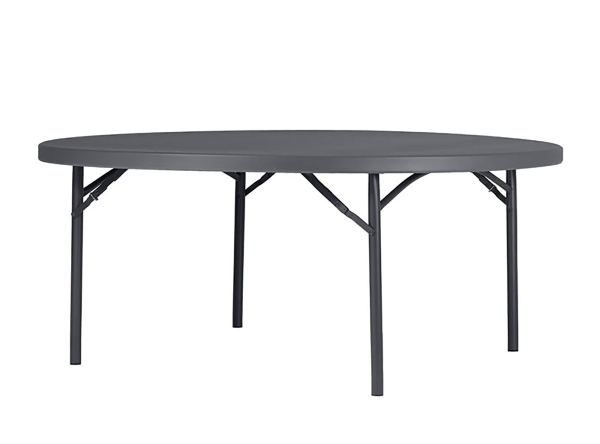 Fällbart bord Fest Ø1800 mm Mörkgrå