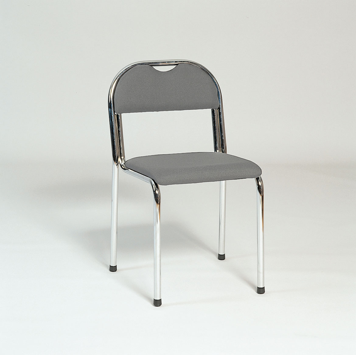 Lunchrumsstol Cupol utan armstöd, tygklädsel