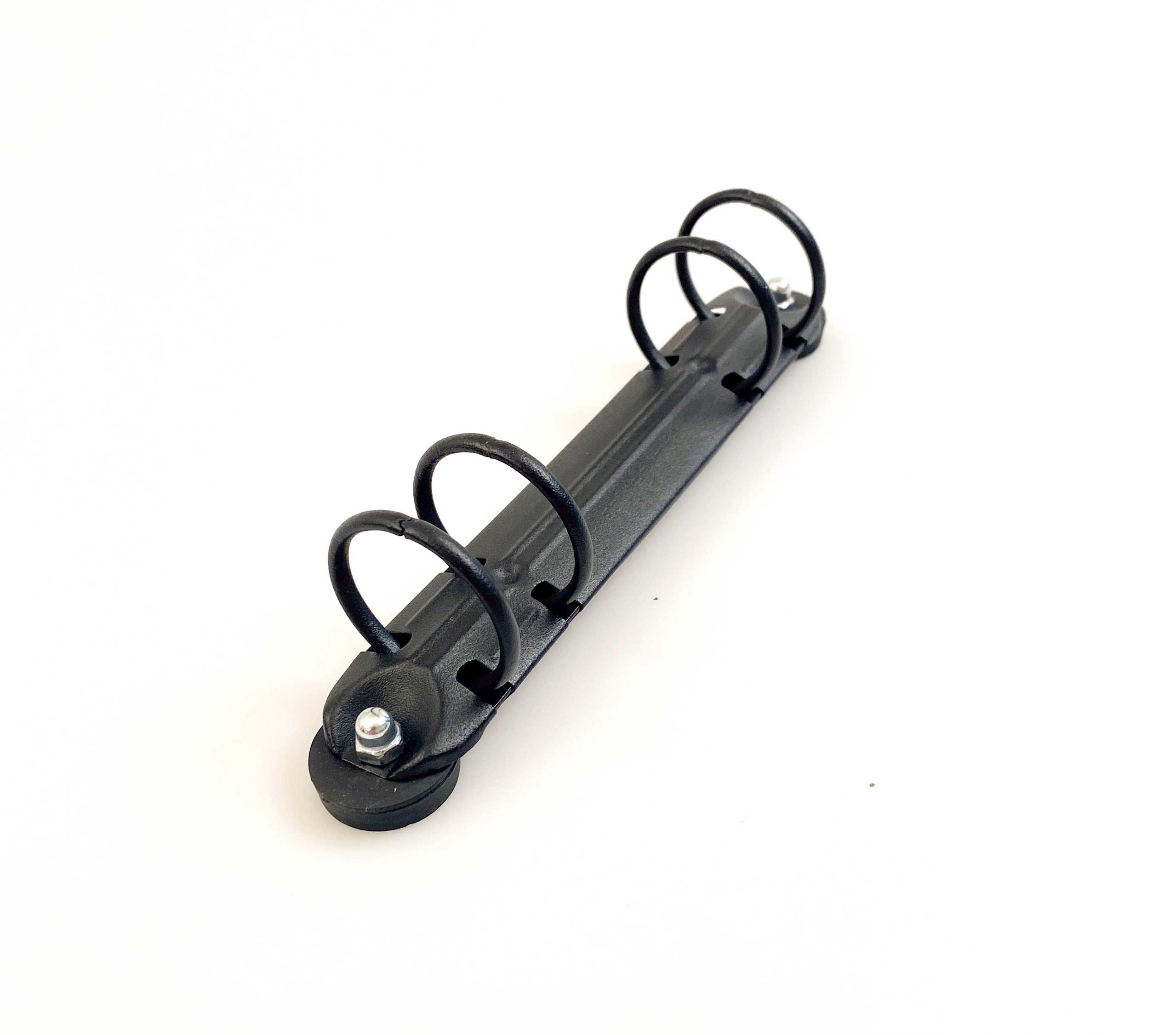 Magnetisk ringmekanism svart med 40 mm rund ring