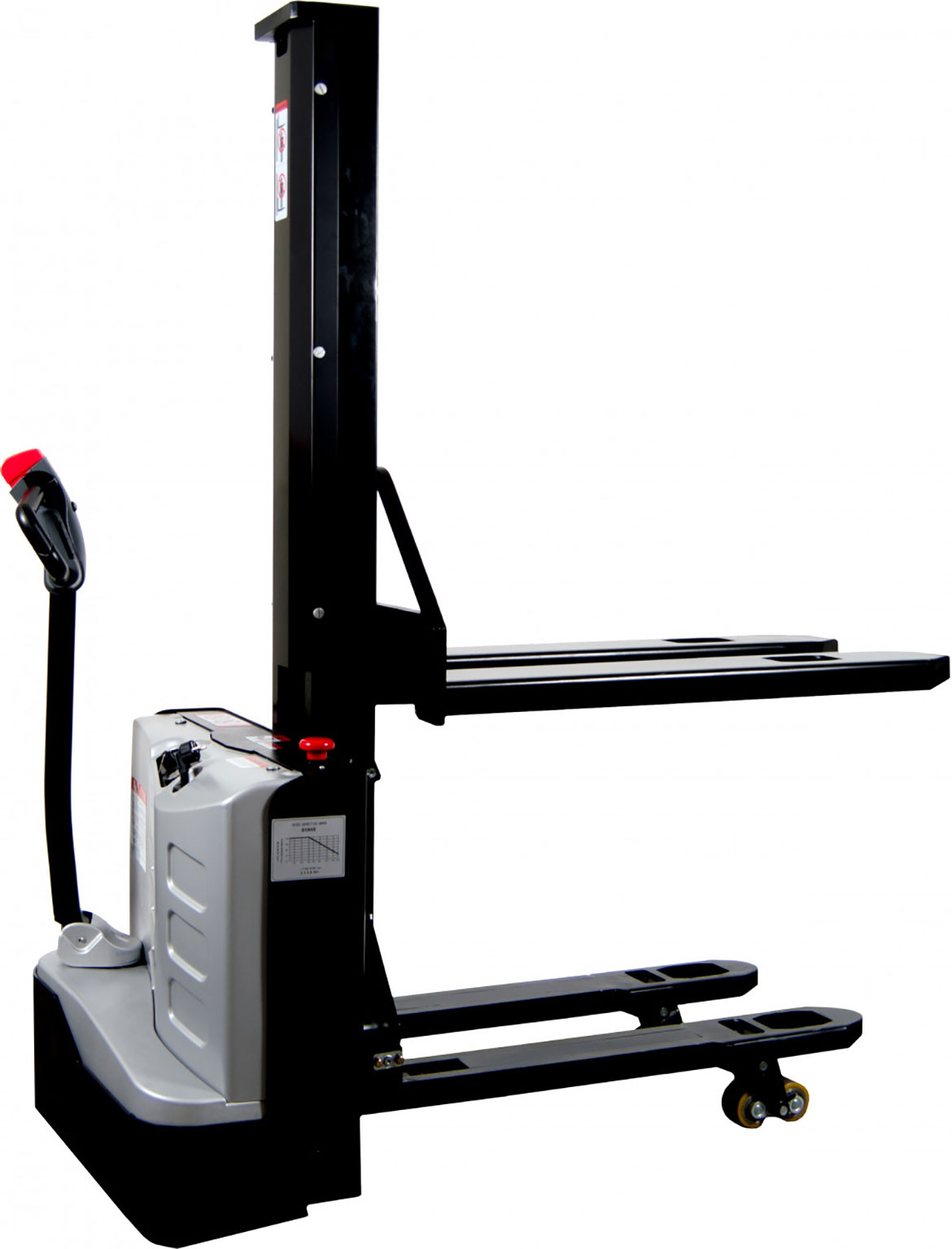 Elektrisk ledstaplare dubbelpall 1200 kg