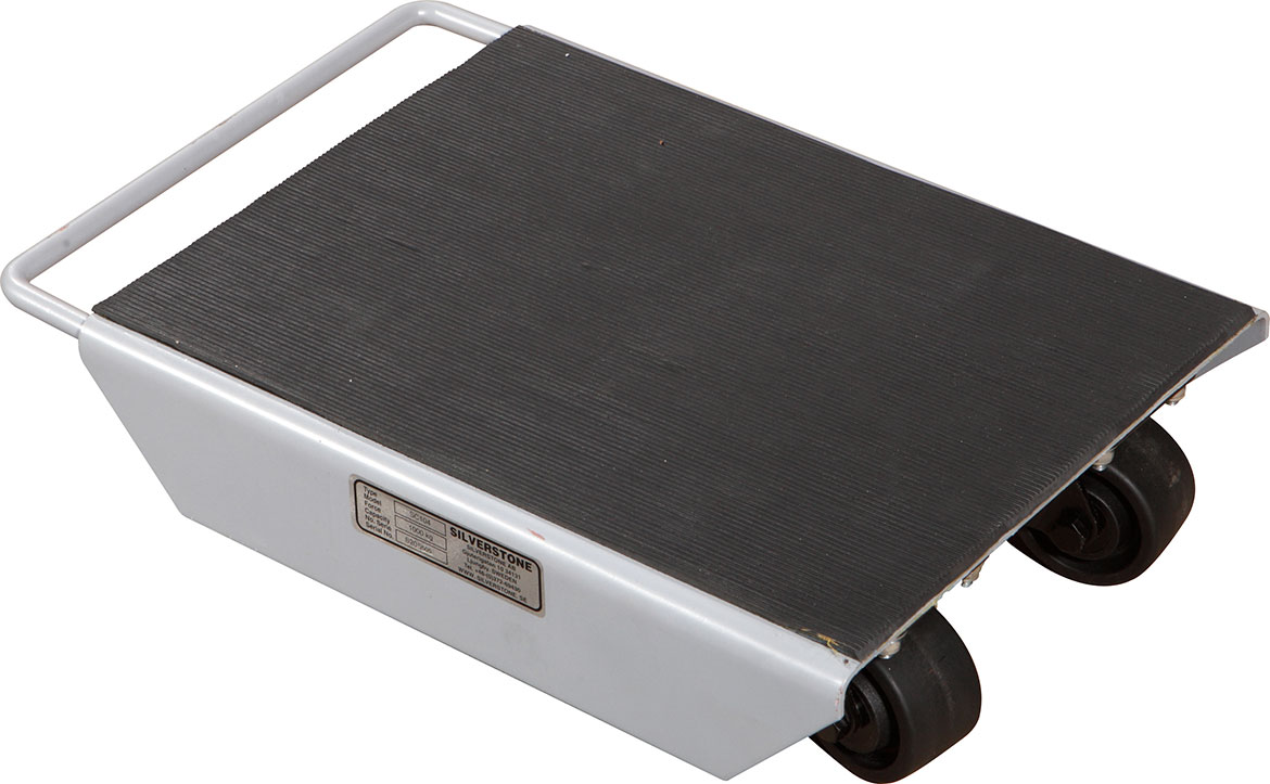Maskinskridsko Silver 1000 kg 4 svängbara hjul