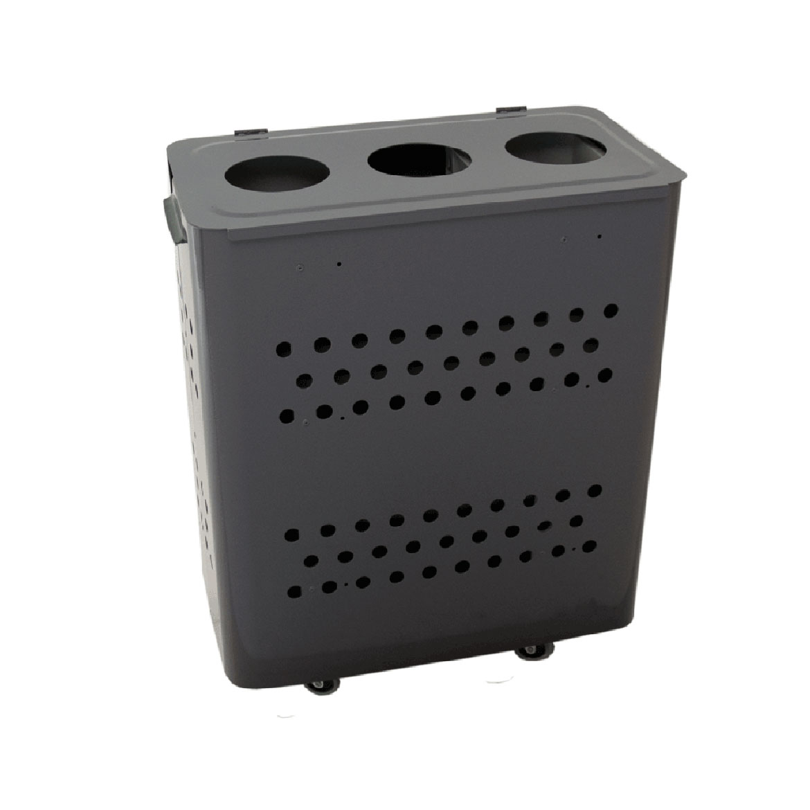 Avfallstunna Flex 60 liter med insats och lock med 3 inkast