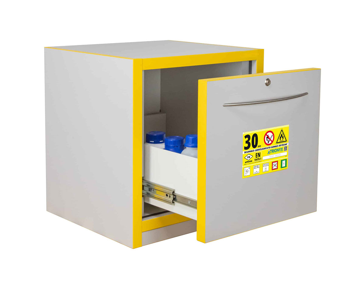 Brandklassad kemikalielåda F30