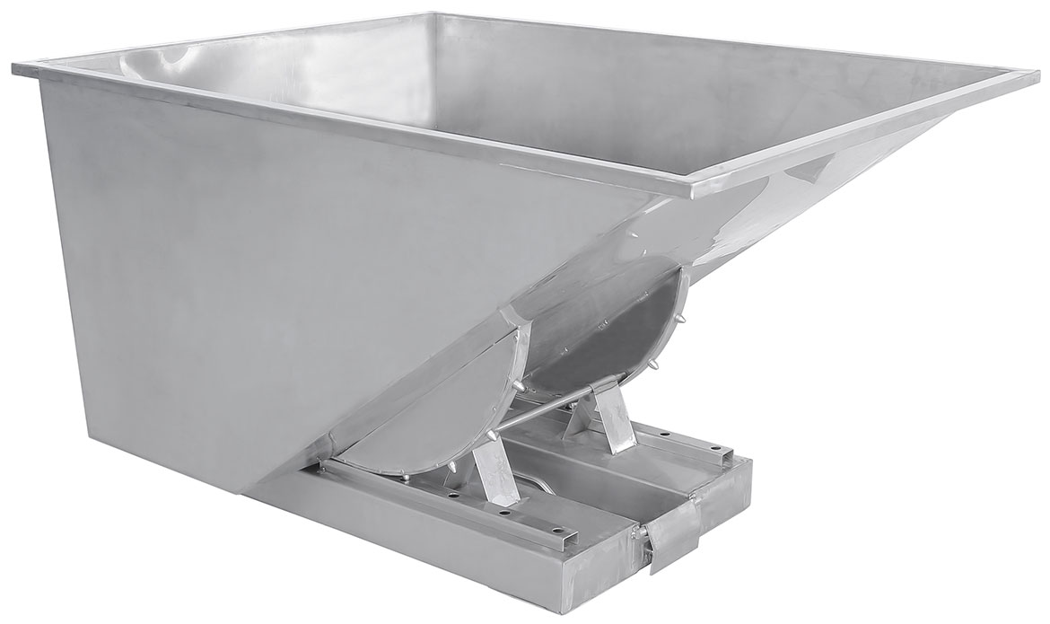Tippcontainer rostfri