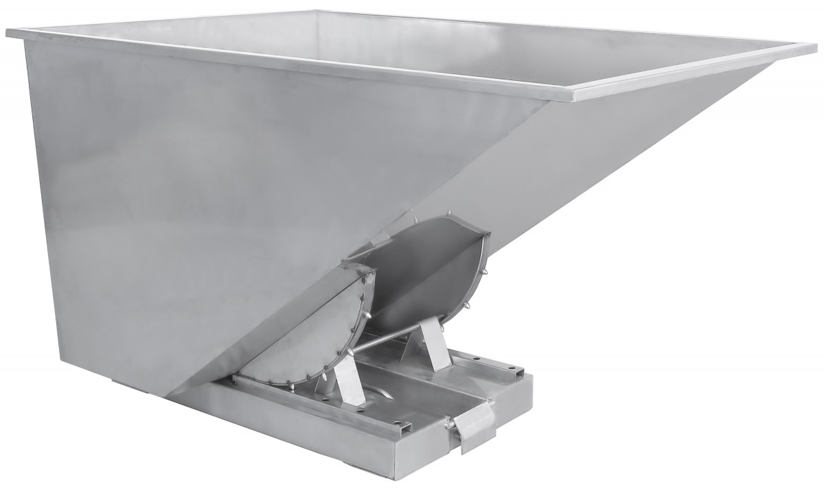 Tippcontainer rostfri syrafast