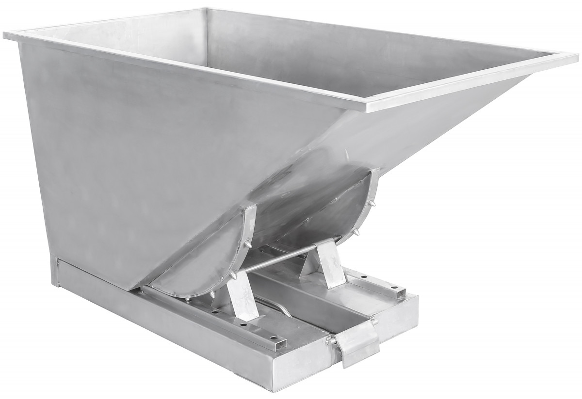 Tippcontainer rostfri syrafast