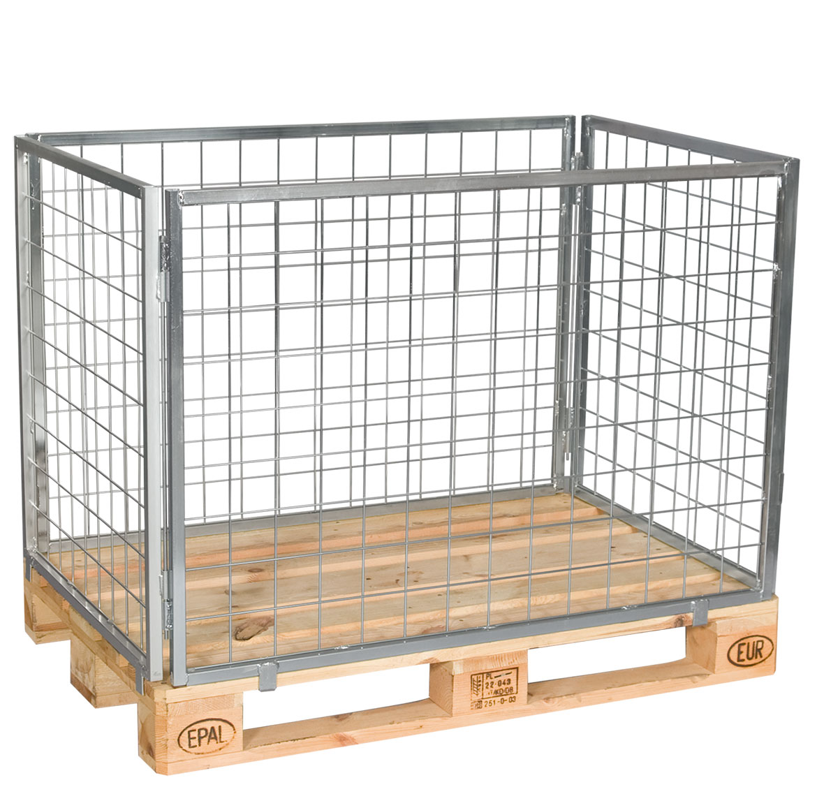 Pallram Sortera för trä- & stålpallar