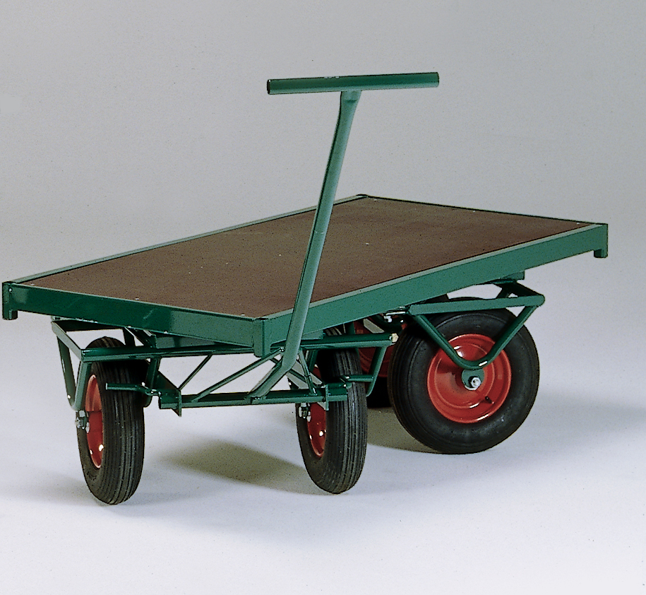 Flakvagn Zoisit 1500 kg, Punkteringsfria hjul