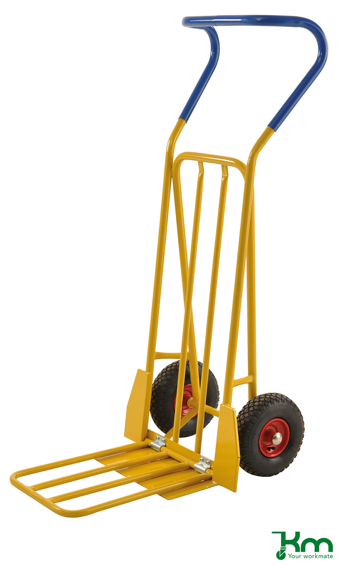 Magasinkärra med ergonomiskt handtag, punkteringsfria hjul 250 kg