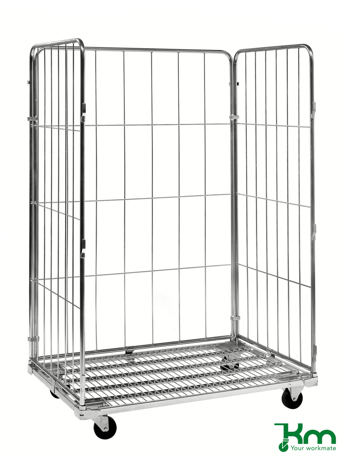 Rullcontainer 3 sidor 400 kg