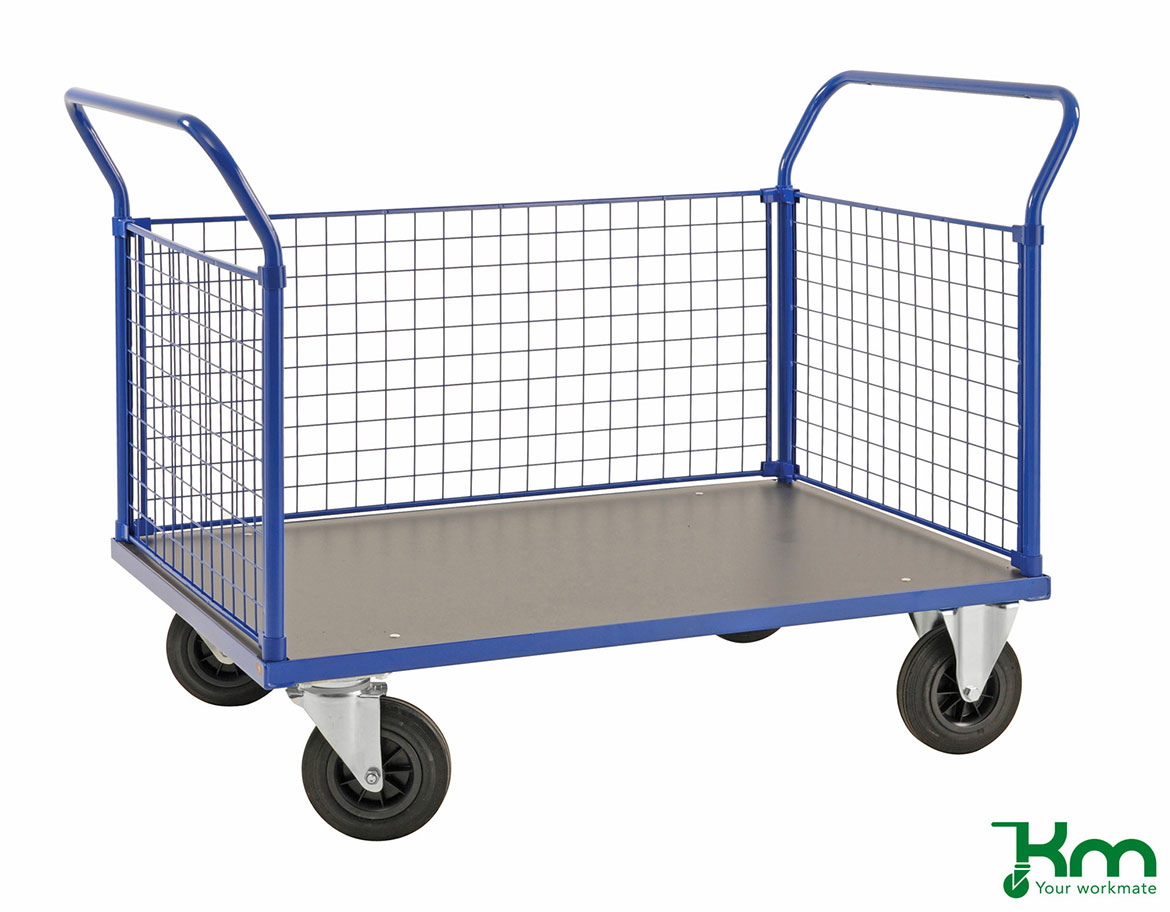 Nätgavelvagn 3 sidor 500 kg