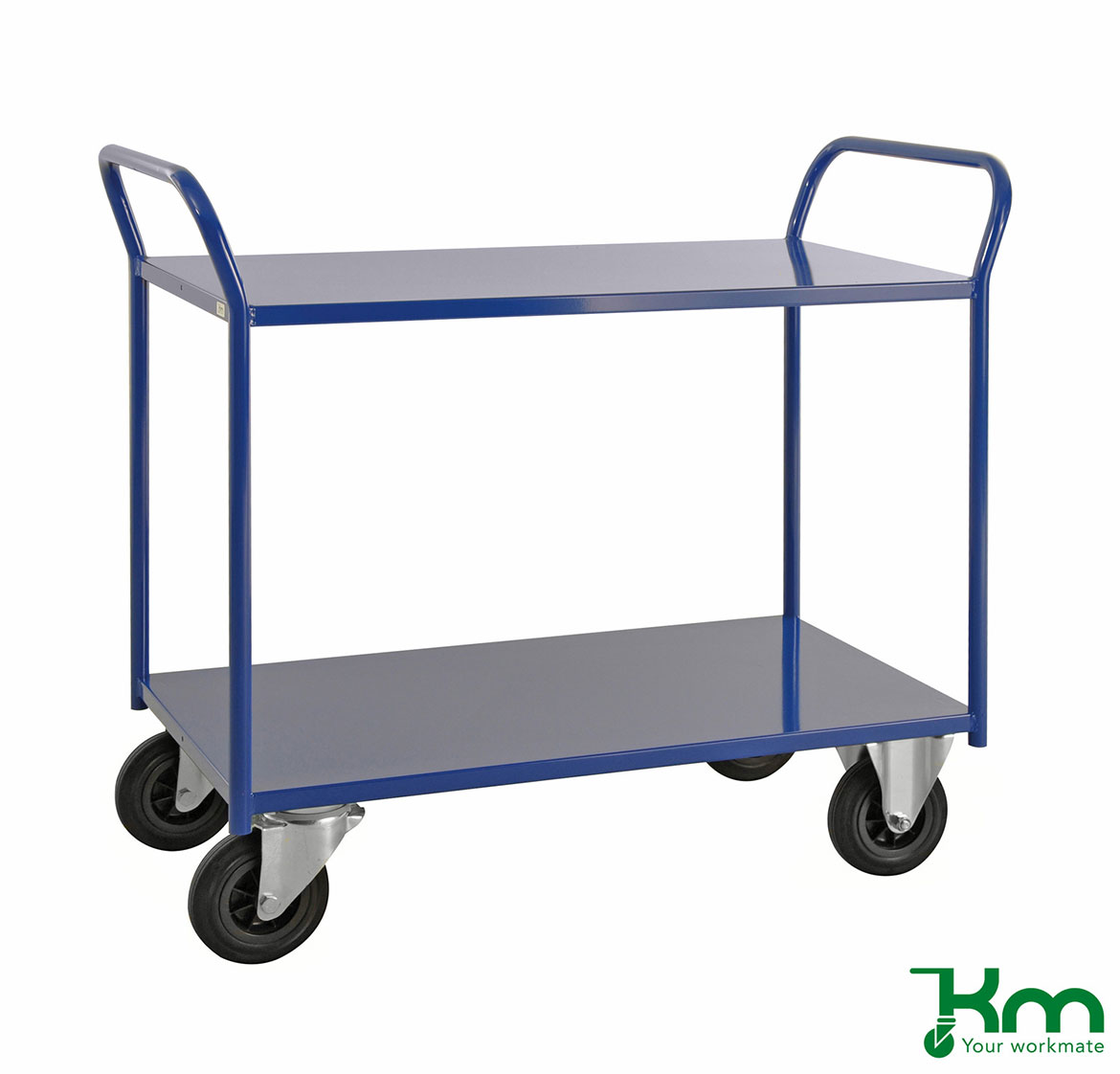 Hyllvagn utan kant 2 plan helsvetsad 400 kg